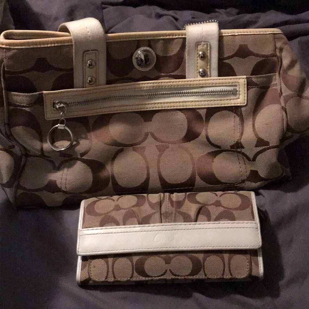 Purse with matching wallet